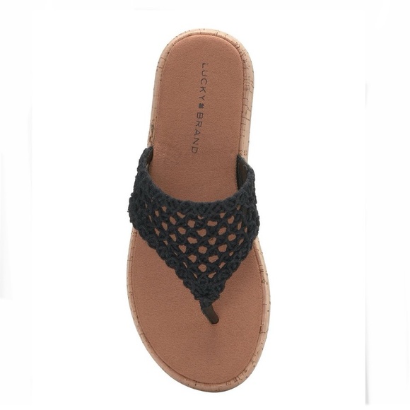 Lucky Brand Black Jaslene Platform Sandals Women’s Size 10 NEW - Picture 5 of 9